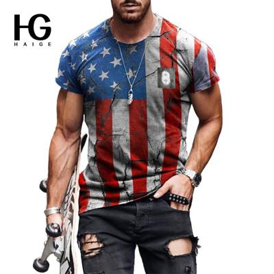 China American Trendy Fashion QUICK DRY Clothes New Style Men's T-shirts Polyester Shorts Sleeve T-shirt For Men Pullover T-shirt S-6XL for sale