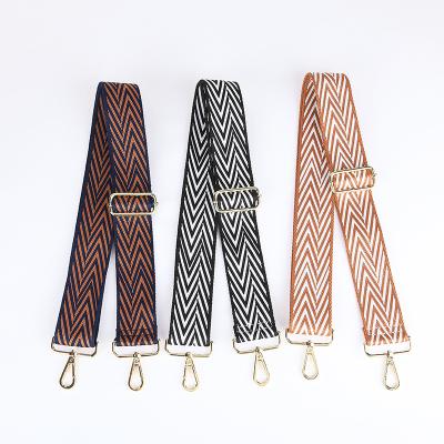 China Backpack Handbag Accessories Color Stripe User-Friendly Widening Widening Adjustable Shoulder Strap for sale