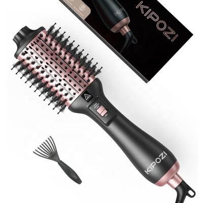 Cina KIPOZI KP 033 New Hair Styler Straightener Curler Curling Blow Blower and Dryer Hot Air Brush Comb with Negative Ionic Ions in vendita