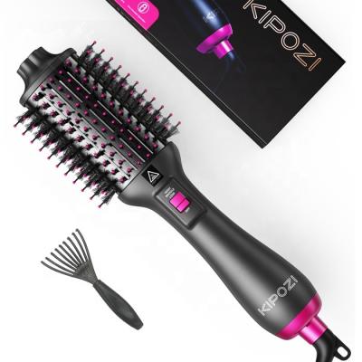 Κίνα KIPOZI KP 033 One-Step One Step 5 4 3 2 in 1 Hair Styler Straightener Curler Curling Blow Blower and Dryer Hot Air Brush Comb προς πώληση