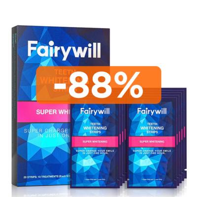 China Fairywill FW 337 8% HP 10 PCS Other Oral Hygiene Teeth Whitening Strips White-strips Te koop