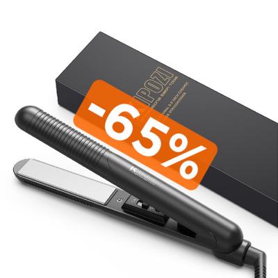 Κίνα KIPOZI KP 125 Black UK Plug Mini 2 in 1 Hair Straightener Flat Curling Iron for Travel προς πώληση