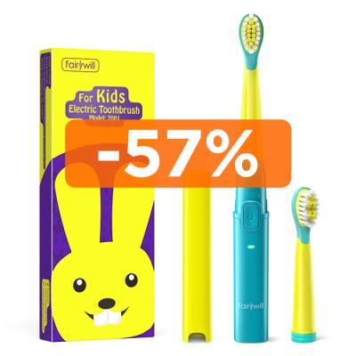 Cina Fairywill FW 2001 Discount Zone Wholesale Goods Item 2021 New Amazon Hot Sales Kids Children Child Electric Toothbrush in vendita