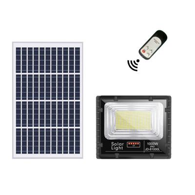 China Sports Stadiums ODM 300W Solar Power Outdoor Lamp IP65 100W 200W 300W 500W LED Remote Waterproof Solar Flood Light for sale