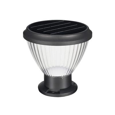 China Solar Powered Garden LED Outdoor Waterproof Garden Decoration And Lighting All In One Solar Lamp Pillar Light for sale