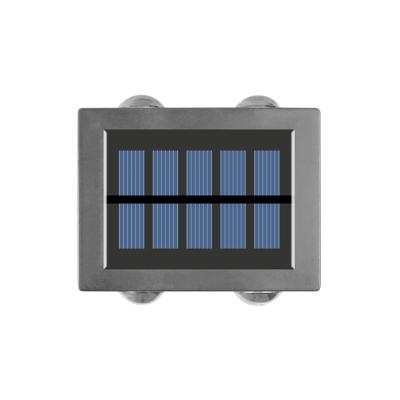 China Dual Control Smart Solar Light Simplicity Waterproof Sensor Head Through Bright LED Floodlight Solar Wall Wash Lamp For Yard Villa for sale