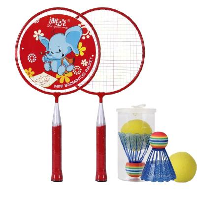 China Eastic & Durable DECOQ Mini Badminton Racket factory wholesale with balls OEM nylon badminton racket for kids for sale