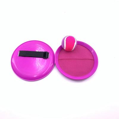 China Trianing Kids Outdoor Game Magic Toy Self-Stick Disc Paddles Band Throw and Hook Ball for sale