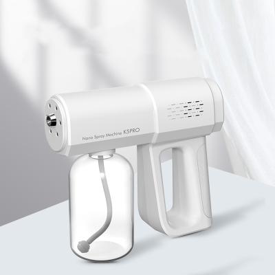 China Mini Nano USB Mister Mist Sprayer Nano Facial Massager Mini Handy Mist Gun Nano Jet Garden Facial Spray for sale