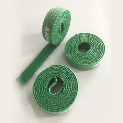 China Viable Customized Back To Strap Recycled Hook And Loop Back Hook And Loop Roll Strips Strap High Quality Cable for sale