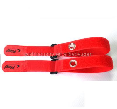 China Viable wholesale elastic hook and loop strap 20mm wide nylon strap hook and loop strap high quality for sale