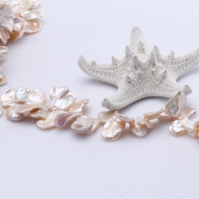 China Jewelry making products 2021 top selling freshwater 18-23mm baroque pearl orange biwa for sale