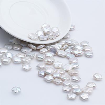 China Jewelry Making Top Selling Products 2021 12-13mm Plum Shape Loose White Pearl for sale