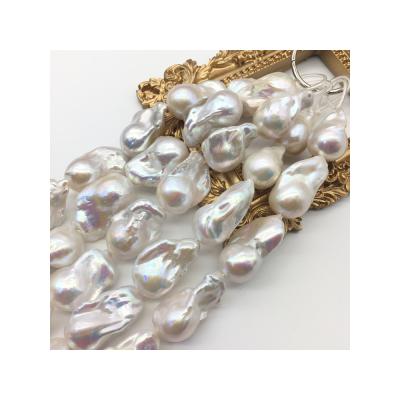 China Jewelry Making China Good Quality Baroque Freshwater Pearl White Irregular Baroque Pearls for sale