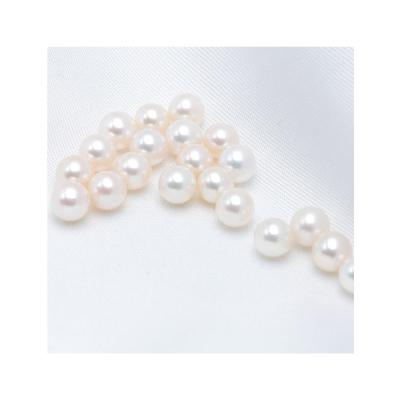 China Jewelry Making 5-6mm Round Natural Loose Shell Pearl Beads for sale