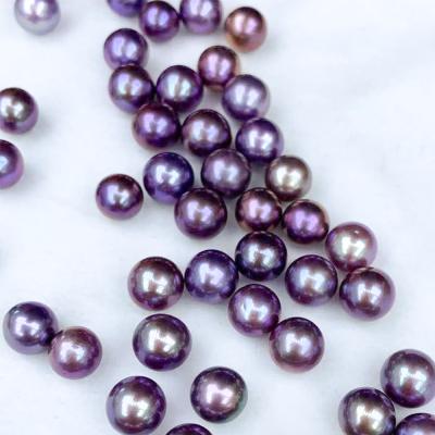 China Jewelry Making Factory Price 11-12mm Purple Edison Pearl Materials For Jewelry Making for sale