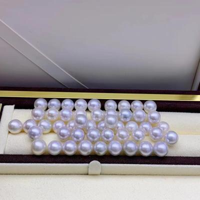 China Jewelry Making Factory Price 9-10mm Half Hole High Quality Natural Pearls for sale