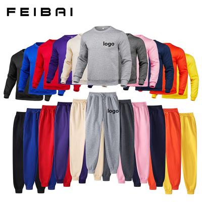 China OEM Logo Wholesale Mens Sweat Suits High Quality Breathable ODM Blank Custom Made From FEIBAI Factory for sale