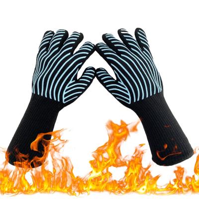 China Five Finger For Fit Deliwear Free Sample Silicone Dots Grill Microwave Oven Gloves Mitten Kitchen Cooking Safe Cooking for sale