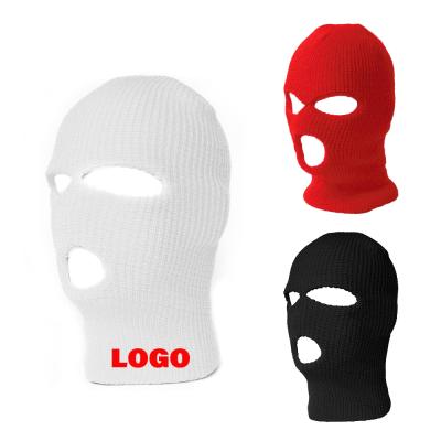 China Deliwear JOINT Winter Thermal Three Holes Full Face Windproof Cover Ski Mask For Outdoor Sports for sale