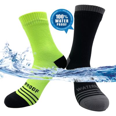 China Antibacterial Waterproof 100% Waterproof Wading Socks Men Kids Bike Mountain Cycling Crew Dry Foot Fitted Water Proof Socks Hiking Fishing Wudu for sale