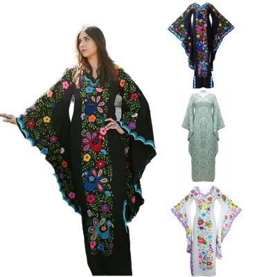 China Breathable fashionable ladies bohemios elegant dress vestido bohemian women beach bohemian dresses for sale