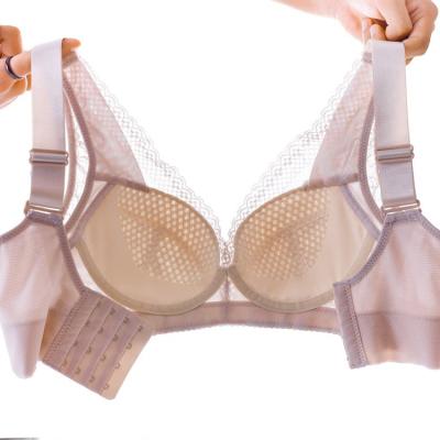 China QUICK DRY plus size bra large cup size slightly breathable and comfortable adjustable women's bra no underwire for sale