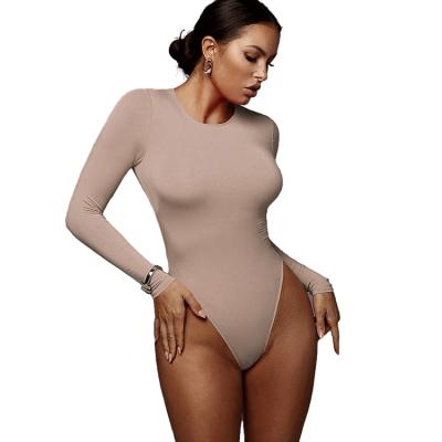 China 2021 Winter Women Breathable Soft Cotton Solid Color Long Sleeve Warm Jumpsuit for sale