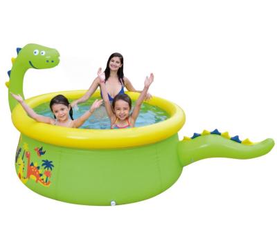 China Jilong Avenli 17786 Dinosaur 3D Round Jet Pool Inflatable Kids Pool Playground 175cm x 62cm for sale