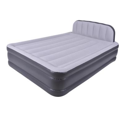 China Jilong Avenli 27508 Luxury Air Mattress Convertible With Headboard Inflatable Air Bed With Built In Pump for sale