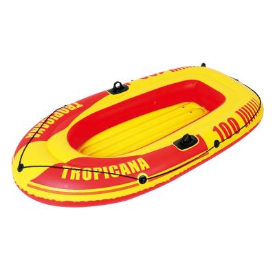 China Durable PVC Jilong Sunclub Tropicana Boat 100 PVC Inflatable Boat With 2 Handles for sale