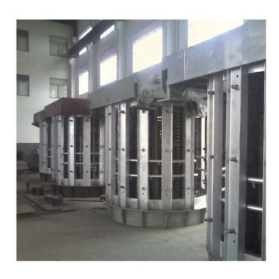 China Cast Metal 10 Ton Medium Induction Furnace for sale