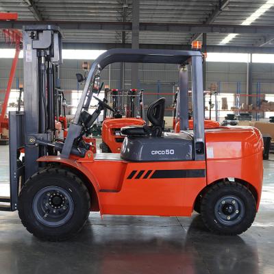 China Garment Shops China Diesel Forklift Heli Forklift Truck 5 Ton With 3m Lift Height for sale