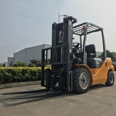 China Construction worksÂ   China made forklift machine basic 3 ton diesel forklift with automatic transmission for Brazil for sale