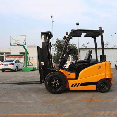 China Construction worksÂ   4 Wheels Electric Forklift 3 Ton CPD30 Battery Powered Forklift For European Market for sale