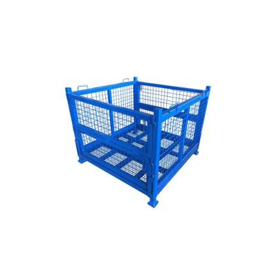 China Corrosion Protection Performance Reliable Electro Galvanized Folding Steel Cage for sale