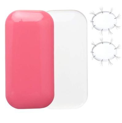 China Wholesale Eyelshes Silicone Wick Extensions Holder Wick Fans Palette Wick Glue Holder for sale