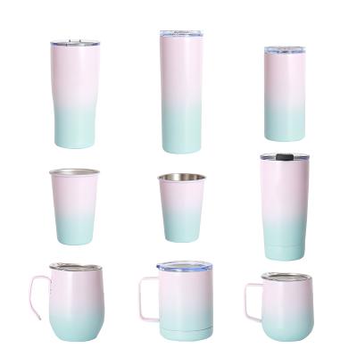 China Viable Dream Color Vacuum Flasks Double Wall Stainless Steel Stainless Steel Tumbler Cup for sale