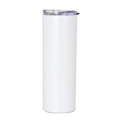 China Viable Hot Selling Stainless Steel 20oz Double Wall Vacuum Insulated Slim Tumbler Sublimation Blanks 20oz Skinny Tumbler Cups for sale