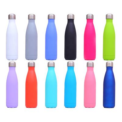 China Wholesale Viable Colorful Insulated Bottle Cola Shape Sport Water Bottles With Custom Logo for sale