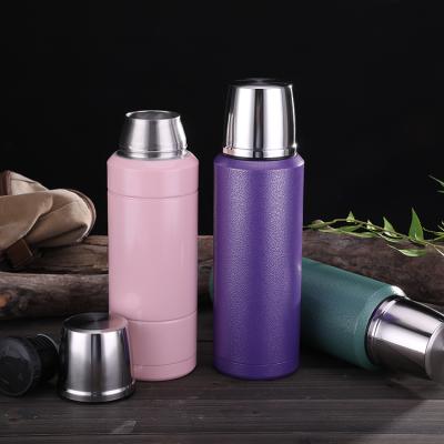 China Portable Business Wall Student Fashion Vacuum Stainless Steel Cup Vacuum Flask Double Outdoor For Rising for sale