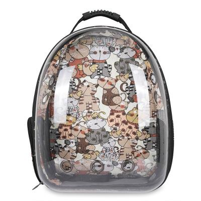 China Sustainable Cat Bag Take Out Portable Cat Backpack Space Pet Pod Shoulder Cat Take Out Bag for sale