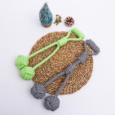 China Viable Wholesale Manufacturer Durable Bite Resistance Durable Ball Dog Rope Toys for sale