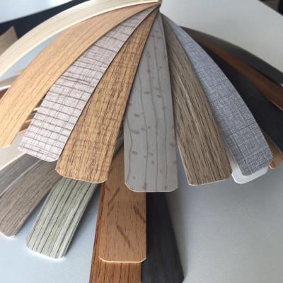 China Furniture Dark Edge Custom Profile Particleboard PVC Multifunction Dark Edging for sale