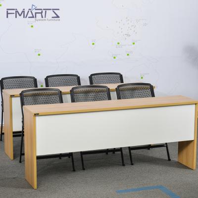 China Knock Down School Student Class Room Educational Institutions Furniture Office Training Desk Modern Conference Table for sale