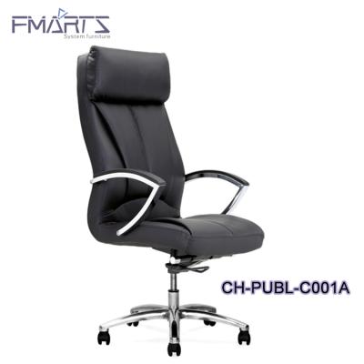 China High Elastic Luxury Leather Sponge Office Swivel Leather Executive Office Chair for sale