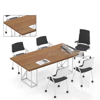 China Knock Down Office Furniture Modern Luxury 20 Person Meeting Table Wooden Conference Table For Meeting Room for sale