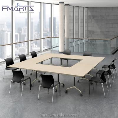 China Maintain.environmental Multi-person Conference Office Meeting Rectangular Folding Table for sale