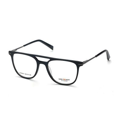 China For Wholesale Eyewear Jack 2021 Gray Hot Sale Fashion Reading Glasses Acetate Eyeglasses Frames Optical Frames For Women Men for sale