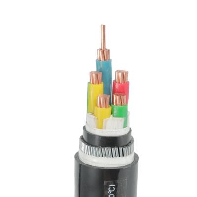 China Underground Yjv22  2 3 4 5 Cores 0.6/1kv Copper Conductor XLPE Insulated PVC Sheath Armoured Power Cables Electrical Cable for sale